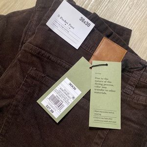 NWT! 5 pocket slim corduroys w/stretch